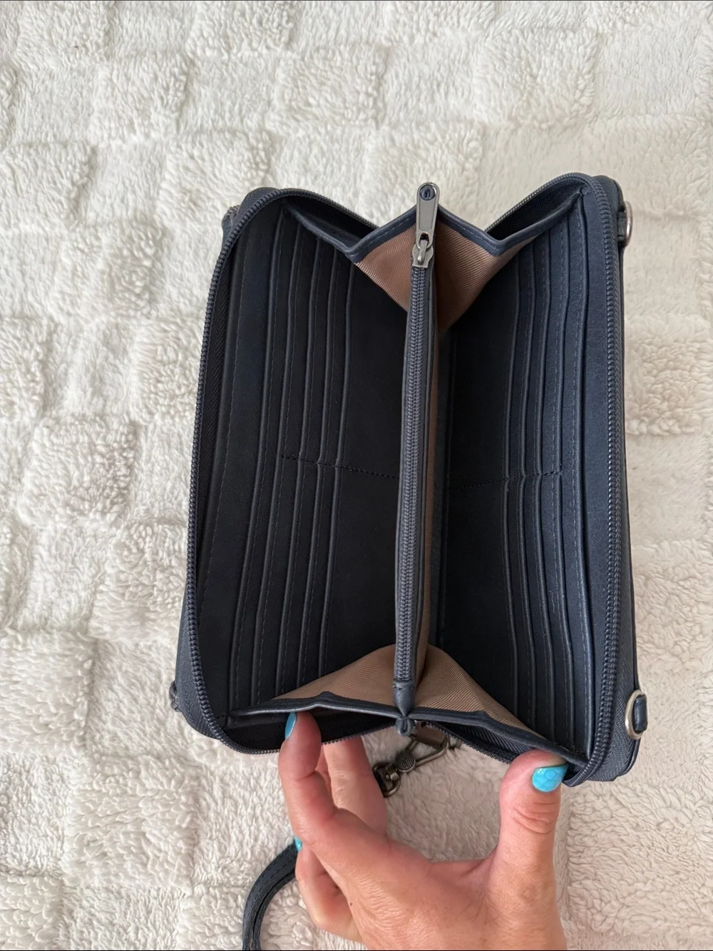 Women's Navy Blue Wristlet Clutch Wallet - The Sak